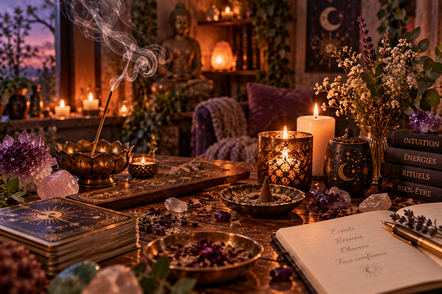 Comment le parfum et le mouvement de l'encens éclairent-ils votre intuition ?