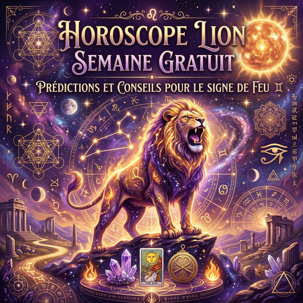 Horoscope Lion Semaine Gratuit : Prédictions et Conseils pour le Signe de Feu
