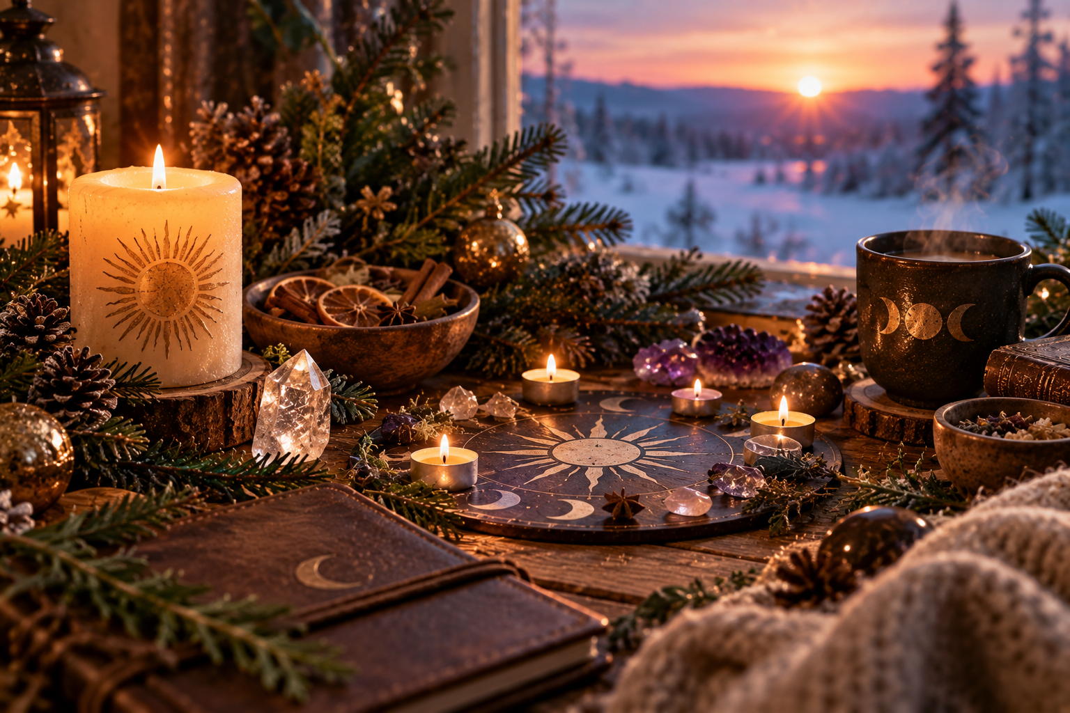 Rituel du Solstice d'Hiver : célébrer la renaissance de la lumière et ralentir