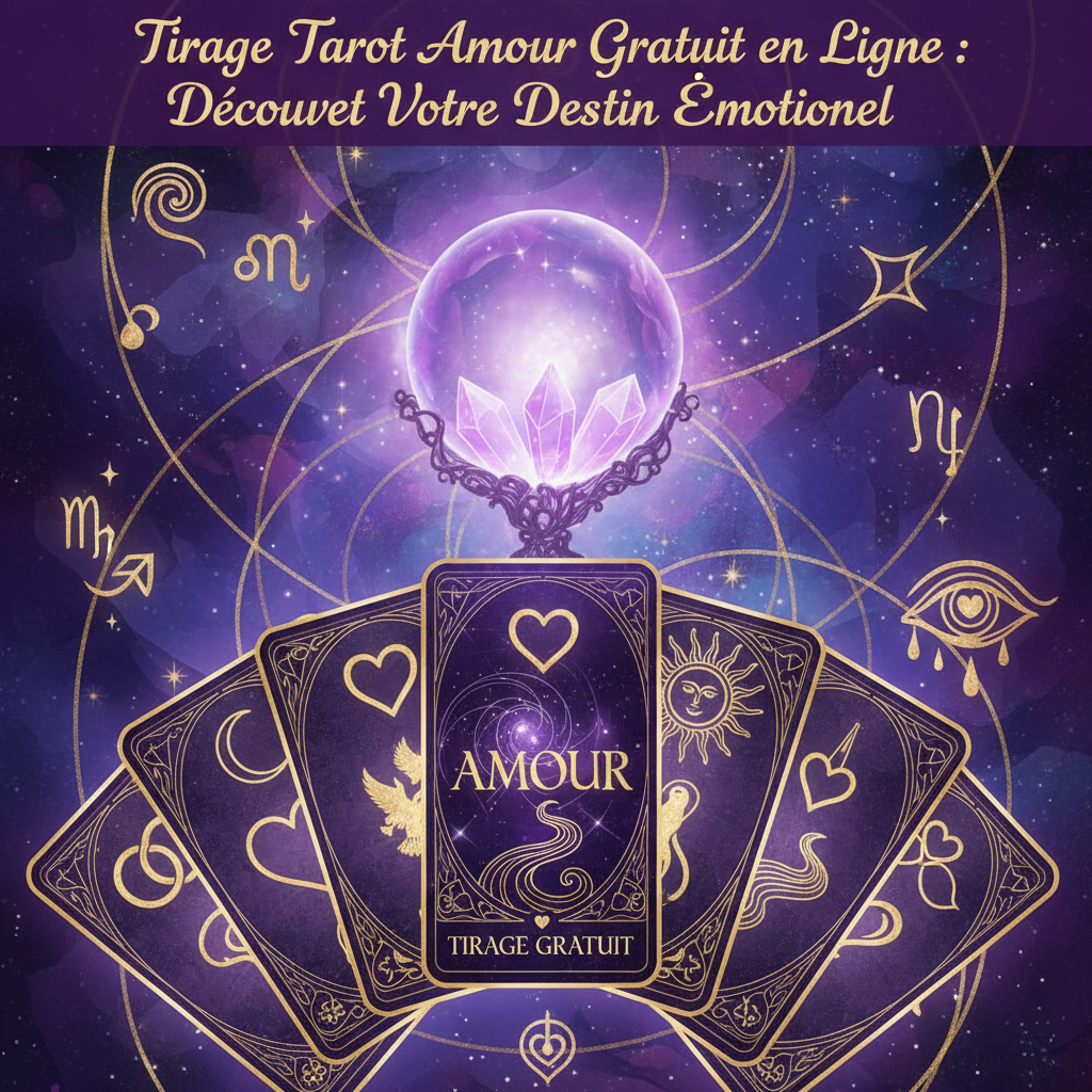 Tirage Tarot Amour Gratuit en Ligne : Découvrez Votre Destin Emotionnel
